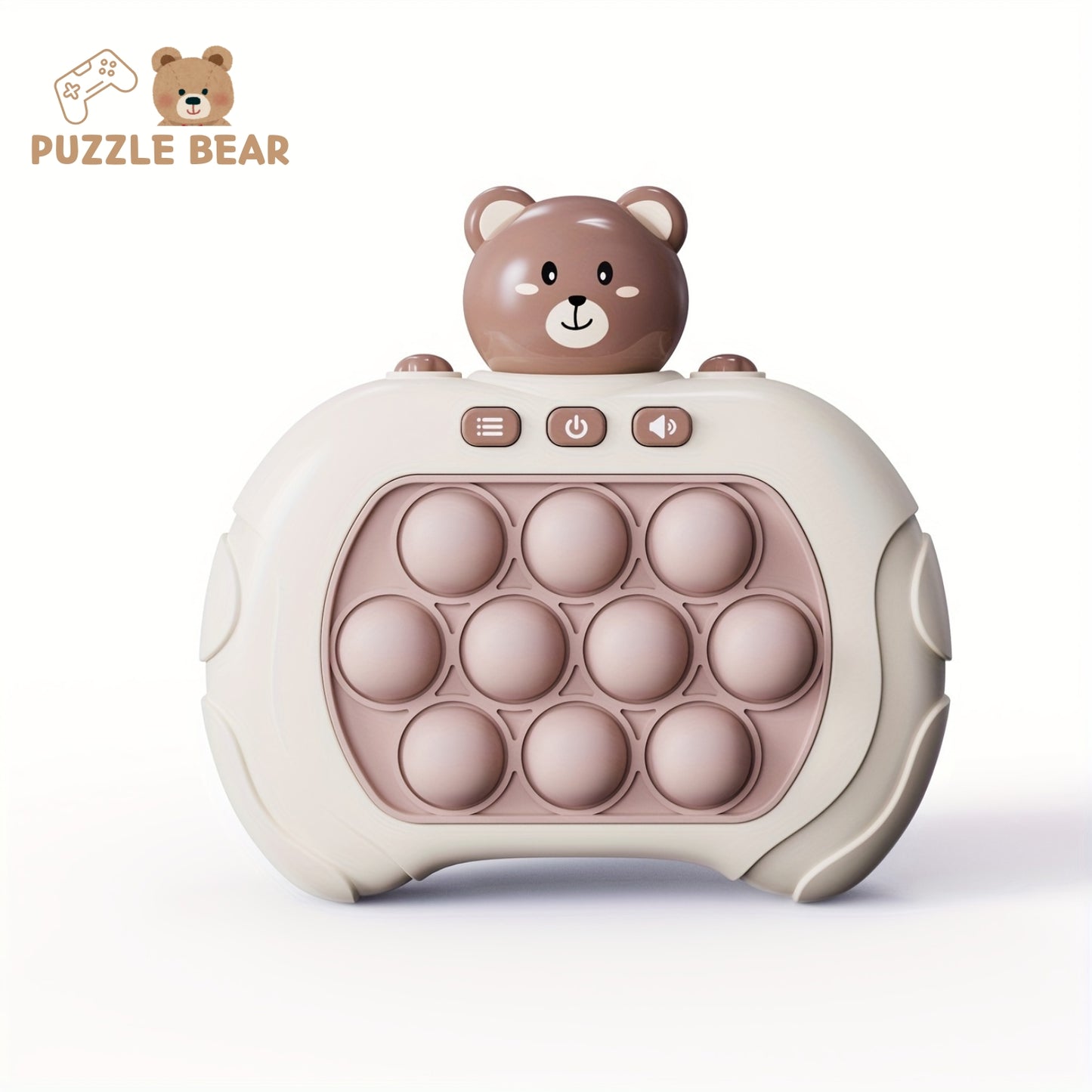 Puzzle Bear® - Push and Play Portable Console